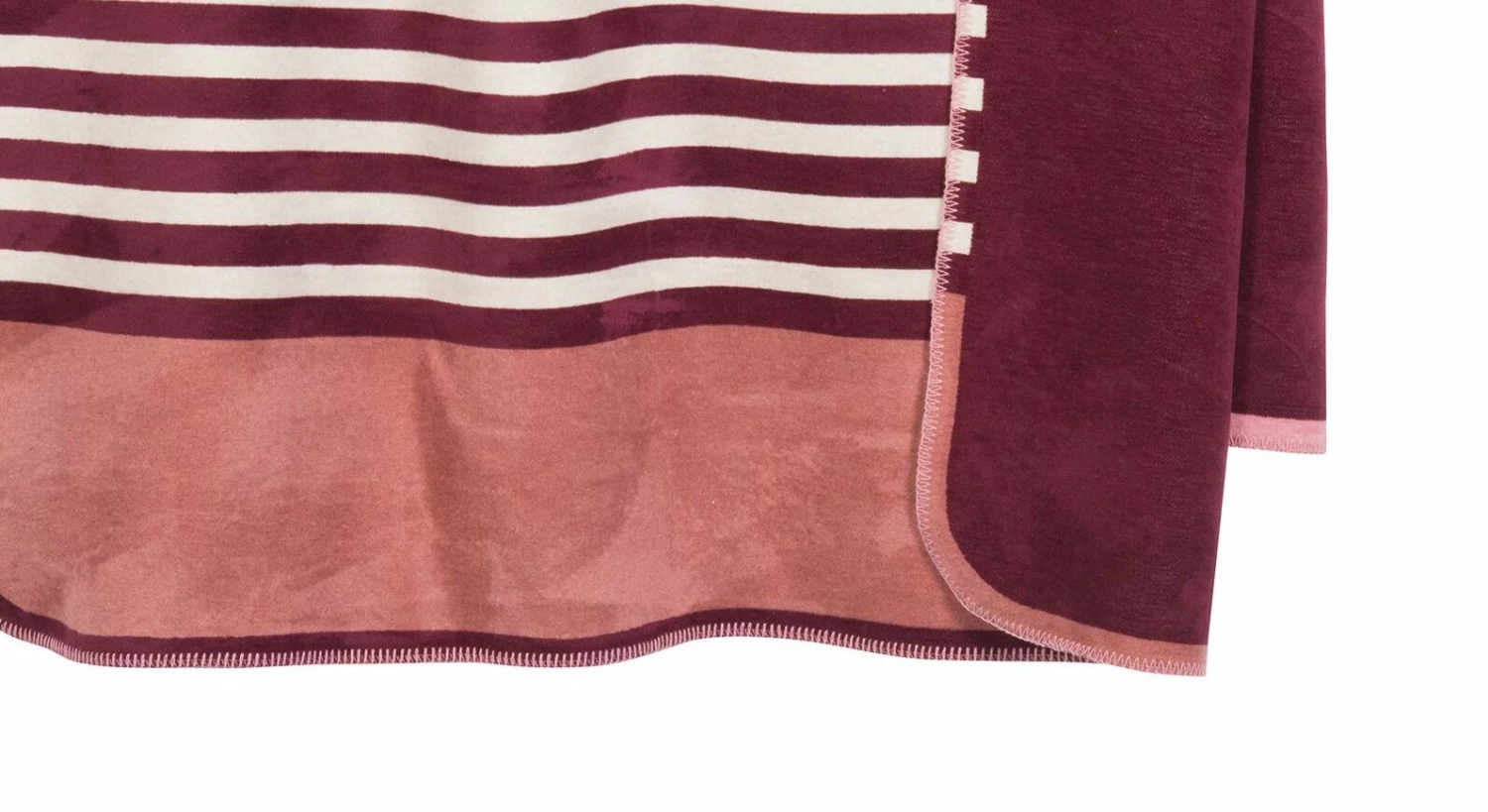 Pad® Kuscheldecke "Deux" Bordeaux 4 Pad® Kuscheldecke "Deux" Bordeaux – Bild 2