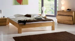 Liege "Bayamo" -Bettbezüge Verkäufe 2024 liege bayamo eiche natur stilvoll massiv gr