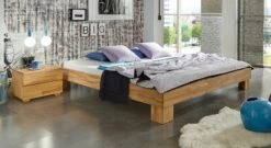 Liege "Brighton" -Bettbezüge Verkäufe 2024 liege brighton 20cm fusshoehe kernbuche gr