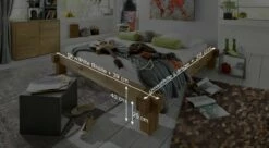 Liege "Corumba" -Bettbezüge Verkäufe 2024 liege corumba bemassungs grafik