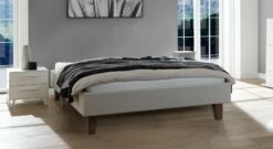 Liege "Jorgen" -Bettbezüge Verkäufe 2024 liege jorgen echtleder hellgrau