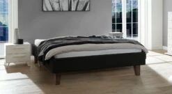 Liege "Jorgen" -Bettbezüge Verkäufe 2024 liege jorgen echtleder schwarz