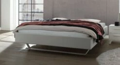 Liege "Liene" -Bettbezüge Verkäufe 2024 liege liene echtleder hellgrau