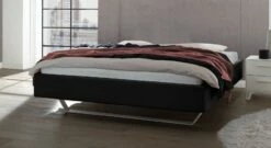 Liege "Liene" -Bettbezüge Verkäufe 2024 liege liene echtleder schwarz