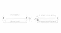 Liege "Madrid" -Bettbezüge Verkäufe 2024 liege madrid bemassungs grafik
