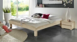 Liege "Madrid" -Bettbezüge Verkäufe 2024 liege madrid massiv buche weiss gr