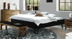 Liege "Remko" -Bettbezüge Verkäufe 2024 liege remko echtlederbezug schwarz