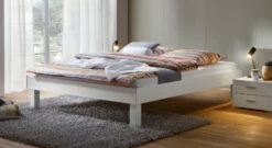 Liege "Sierra" -Bettbezüge Verkäufe 2024 liege sierra 25cm fusshoehe weiss