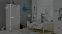 LIFETIME Drehtüren-Kleiderschrank "Monina" 25 LIFETIME Drehtüren-Kleiderschrank "Monina" -Bettbezüge Verkäufe 2024 lifetime drehtueren kleiderschrank monina grafik masse