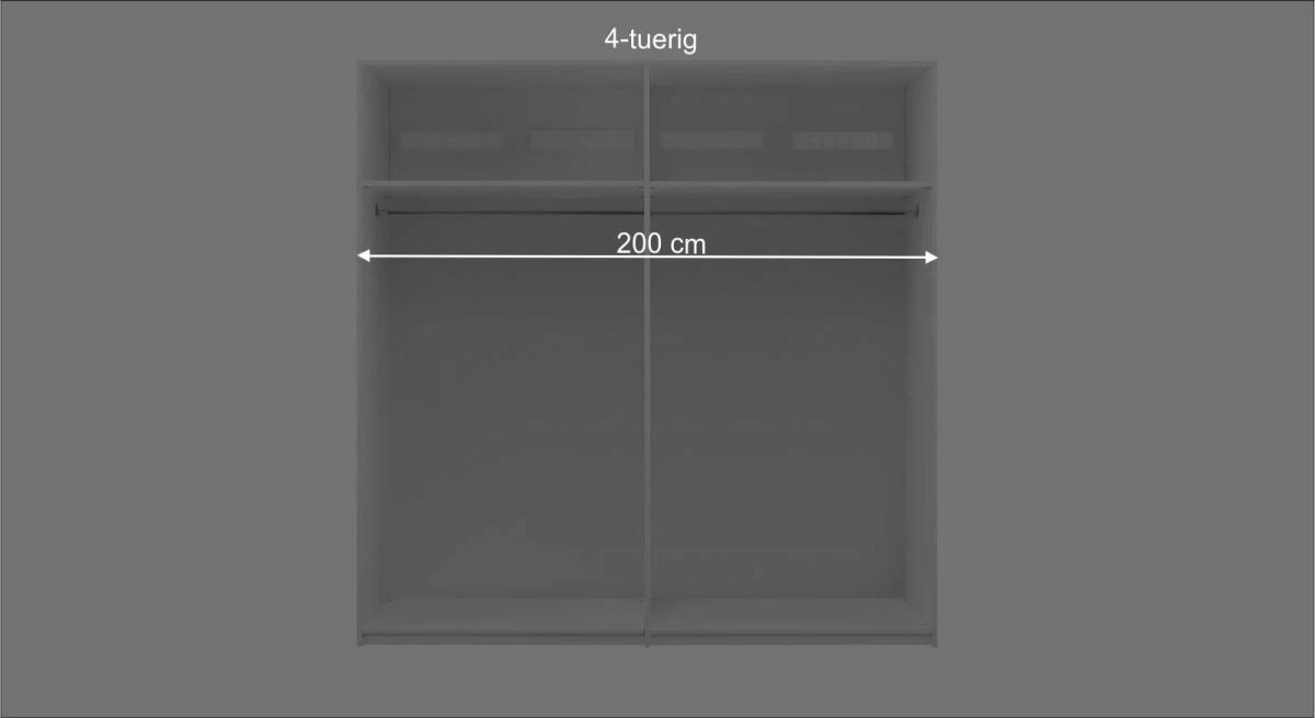 LIFETIME Drehtüren-Kleiderschrank "Monina" 10 LIFETIME Drehtüren-Kleiderschrank "Monina" – Bild 8