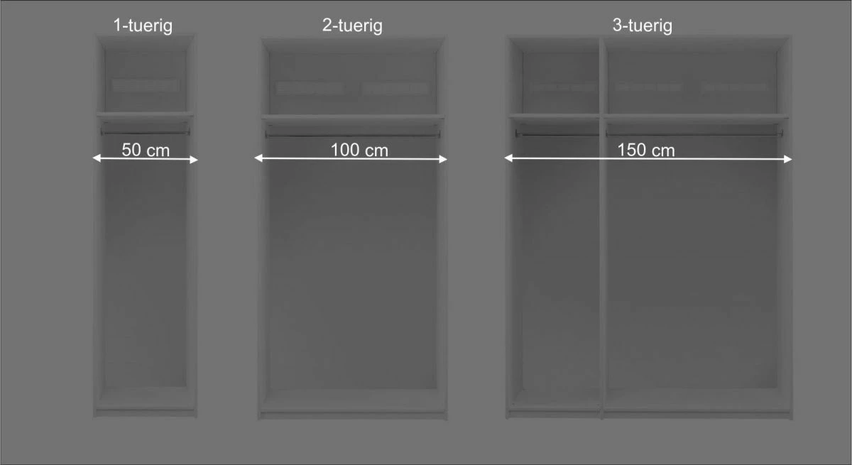 LIFETIME Drehtüren-Kleiderschrank "Monina" 9 LIFETIME Drehtüren-Kleiderschrank "Monina" – Bild 7