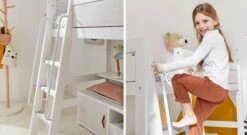 LIFETIME Mittelhochbett "Original" -Bettbezüge Verkäufe 2024 lifetime haltebuegel leiter weiss metall