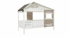LIFETIME Hüttenbett "Hideout" -Bettbezüge Verkäufe 2024 lifetime huettenbett hideout weiss lackiert
