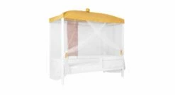 LIFETIME Kinder-Himmelbett "Honey Glow" -Bettbezüge Verkäufe 2024 lifetime kinder himmelbett honey glow mit himmel und rueckwand weiss lackiert