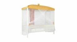 LIFETIME Kinder-Himmelbett "Honey Glow" -Bettbezüge Verkäufe 2024 lifetime kinder himmelbett honey glow mit himmel und rueckwand weiss lasiert