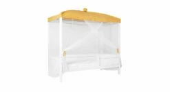 LIFETIME Kinder-Himmelbett "Honey Glow" -Bettbezüge Verkäufe 2024 lifetime kinder himmelbett honey glow mit himmel weiss lackiert