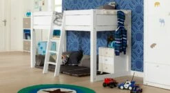 LIFETIME Kinderbett "4-in-1" -Bettbezüge Verkäufe 2024 lifetime kinderbett 4 1 hochbett weiss lackiert