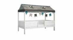 LIFETIME Kinderbett "4-in-1" Dino -Bettbezüge Verkäufe 2024 lifetime kinderbett 4 in 1 dino weiss lackiert