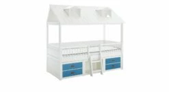 LIFETIME Kojenbett "Beachhouse" -Bettbezüge Verkäufe 2024 lifetime kojenbett beachhouse schubladen blau lasiert