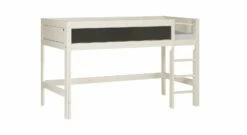 LIFETIME Midi-Hochbett "Kreidetafel" -Bettbezüge Verkäufe 2024 lifetime midi hochbett kreidetafel weiss lasiert holz
