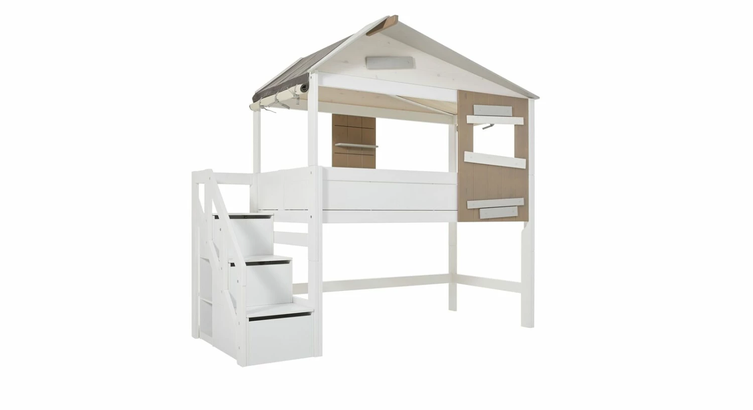 LIFETIME Midi-Hüttenbett "Hideout" Mit Treppenmodul 6 LIFETIME Midi-Hüttenbett "Hideout" Mit Treppenmodul – Bild 4