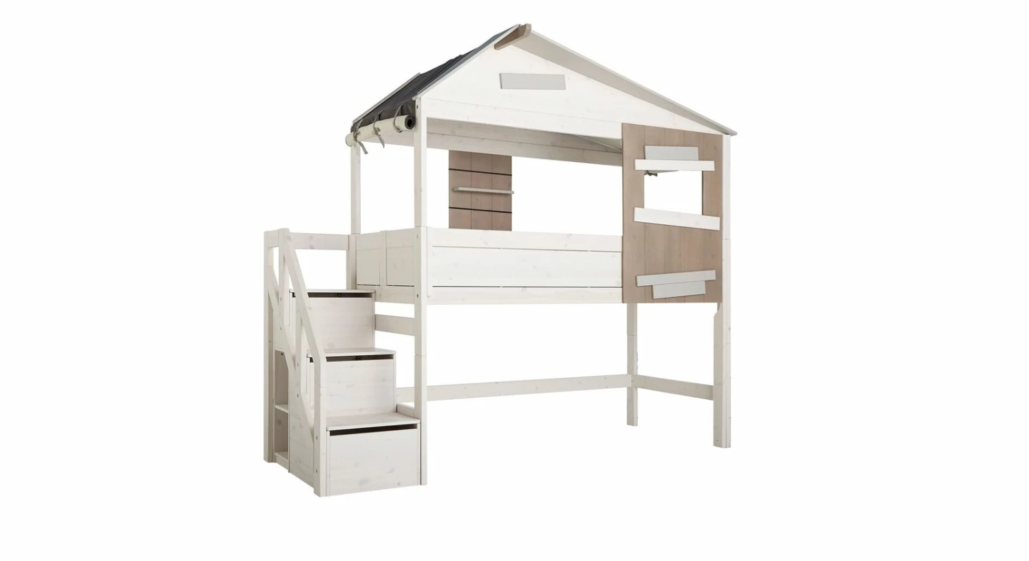 LIFETIME Midi-Hüttenbett "Hideout" Mit Treppenmodul 7 LIFETIME Midi-Hüttenbett "Hideout" Mit Treppenmodul – Bild 5