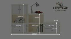 LIFETIME Regalwand "Original" Größe S -Bettbezüge Verkäufe 2024 lifetime original regalwand s bemassungs skizze