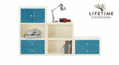 LIFETIME Regalwand "Original" Größe S -Bettbezüge Verkäufe 2024 lifetime original regalwand s weiss lasiert blenden blau gr