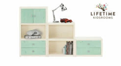 LIFETIME Regalwand "Original" Größe S -Bettbezüge Verkäufe 2024 lifetime original regalwand s weiss lasiert blenden mintgruen gr