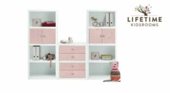 LIFETIME Regalwand "Original" Größe M -Bettbezüge Verkäufe 2024 lifetime regal original m weiss lackiert blenden rosa gr