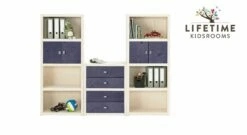 LIFETIME Regalwand "Original" Größe M -Bettbezüge Verkäufe 2024 lifetime regal original m weiss lasiert blenden lila