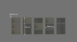 LIFETIME Regalsystem "Original" 34 LIFETIME Regalsystem "Original" -Bettbezüge Verkäufe 2024 lifetime regalsystem original h 120 bemassungs skizze