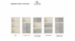 LIFETIME Regalsystem "Original" 32 LIFETIME Regalsystem "Original" -Bettbezüge Verkäufe 2024 lifetime regalsystem original h 120 weiss lasiert gr