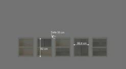 LIFETIME Regalsystem "Original" 31 LIFETIME Regalsystem "Original" -Bettbezüge Verkäufe 2024 lifetime regalsystem original h 82 bemassungs skizze