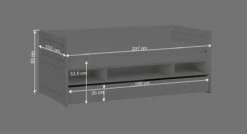 LIFETIME Stauraum-Sofabett "Original" -Bettbezüge Verkäufe 2024 lifetime stauraum sofabett original faecher schublade bemassung grafik