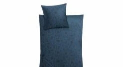 Kleine Wolke Mako-Satin-Bettwäsche "Lisse" Dunkelblau -Bettbezüge Verkäufe 2024 mako satin bettwaesche kleine wolke lisse blau seidig weich griff