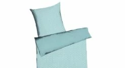 Mako-Satin-Bettwäsche "Mint Cloud" -Bettbezüge Verkäufe 2024 mako satin bettwaesche mint cloud reissverschluss
