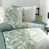 Mako-Satin-Bettwäsche "Paisly Emerald" 2 Mako-Satin-Bettwäsche "Paisly Emerald" -Bettbezüge Verkäufe 2024 mako satin bettwaesche paisly emerald verdeckt reissverschluss