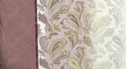 Mako-Satin-Bettwäsche "Paisly Rosewood" -Bettbezüge Verkäufe 2024 mako satin bettwaesche paisly rosewood zarter farbverlauf