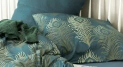 Mako-Satin Bettwäsche "Paon" -Bettbezüge Verkäufe 2024 mako satin bettwaesche paon pflegeleicht