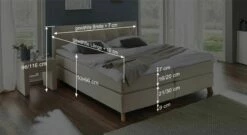 Boxspringbett "Allentown" -Bettbezüge Verkäufe 2024 massgrafik boxspringbett allentown