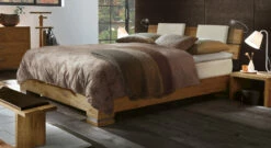 Boxspringbett "Mexiana" -Bettbezüge Verkäufe 2024 massivholz boxspringbett mexiana passendes zubehoer gr