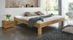 Liege "Madrid" Komfort -Bettbezüge Verkäufe 2024 massivholz liege madrid komfort kernbuche 25cm fuesse