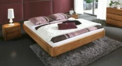 Liege "Salerno" -Bettbezüge Verkäufe 2024 massivholz liege salerno eiche cognac