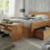 Schubkasten-Doppelbett "Zarbo" 2 Schubkasten-Doppelbett "Zarbo" -Bettbezüge Verkäufe 2024 massivholzbett kernbuche ohnekopfteil zarbo gross