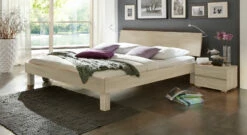 Bett "Riga" -Bettbezüge Verkäufe 2024 massivholzbett riga buche weiss gr