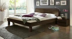 Bett "Riga" -Bettbezüge Verkäufe 2024 massivholzbett riga buche wenge gr