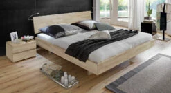 Bett "Rimini" -Bettbezüge Verkäufe 2024 massivholzbett rimini buche weiss gr