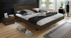 Bett "Rimini" -Bettbezüge Verkäufe 2024 massivholzbett rimini buche wengefarben gr