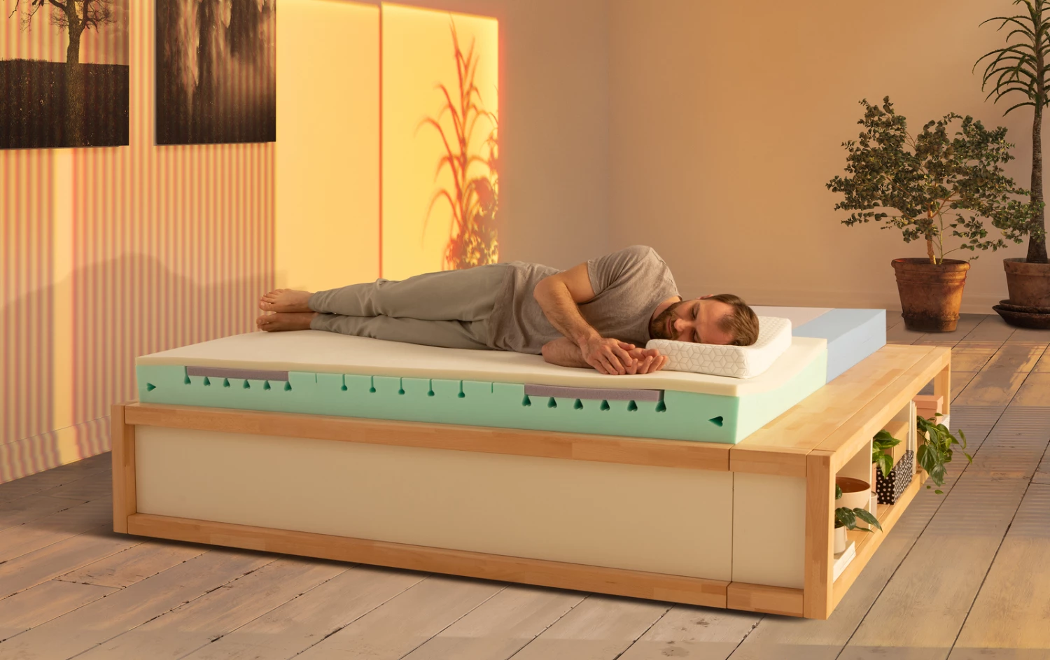 CALMARO Matratze (fest) 4 CALMARO Matratze (fest) – Bild 2